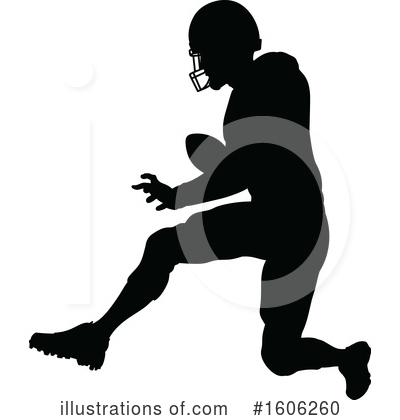 Royalty-Free (RF) Football Player Clipart Illustration by AtStockIllustration - Stock Sample #1606260