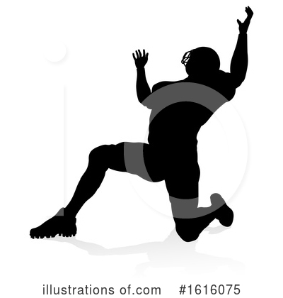 Royalty-Free (RF) Football Player Clipart Illustration by AtStockIllustration - Stock Sample #1616075