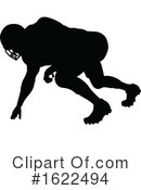 Football Player Clipart #1622494 by AtStockIllustration