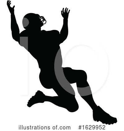 Royalty-Free (RF) Football Player Clipart Illustration by AtStockIllustration - Stock Sample #1629952