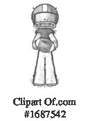 Football Player Clipart #1687542 by Leo Blanchette