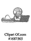 Football Player Clipart #1687565 by Leo Blanchette
