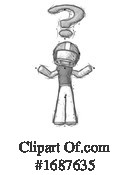Football Player Clipart #1687635 by Leo Blanchette