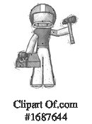 Football Player Clipart #1687644 by Leo Blanchette