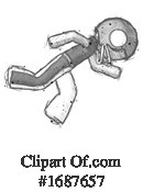 Football Player Clipart #1687657 by Leo Blanchette