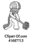 Football Player Clipart #1687715 by Leo Blanchette