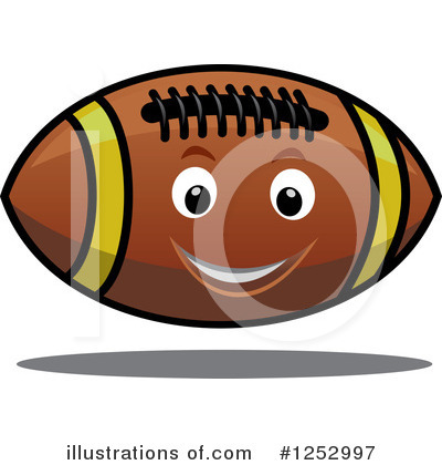 Royalty-Free (RF) Footballs Clipart Illustration by Vector Tradition SM - Stock Sample #1252997