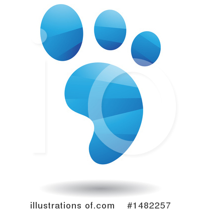 Royalty-Free (RF) Footprint Clipart Illustration by cidepix - Stock Sample #1482257