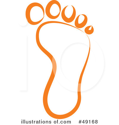 Royalty-Free (RF) Footprint Clipart Illustration by Prawny - Stock Sample #49168