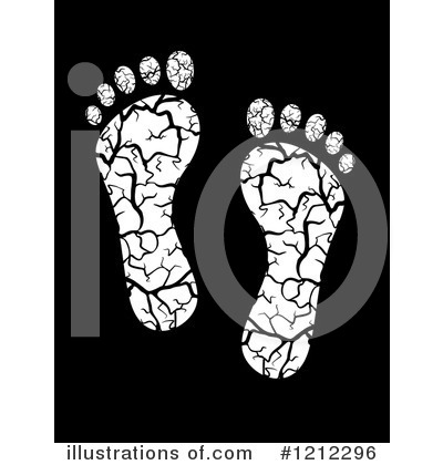 Royalty-Free (RF) Footprints Clipart Illustration by Vector Tradition SM - Stock Sample #1212296