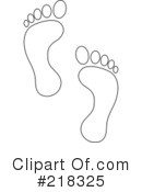 Footprints Clipart #218325 by Pams Clipart