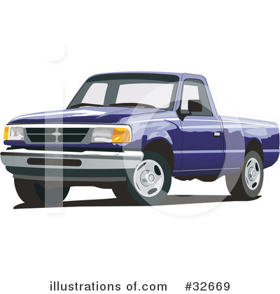 Truck Clipart #32669 by David Rey