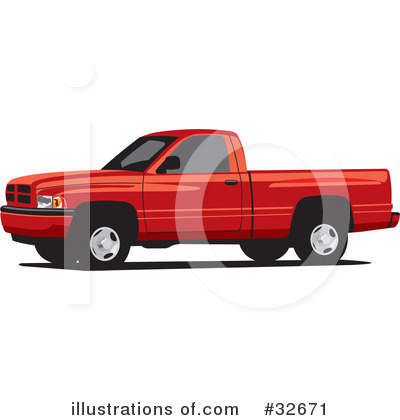 Truck Clipart #32671 by David Rey
