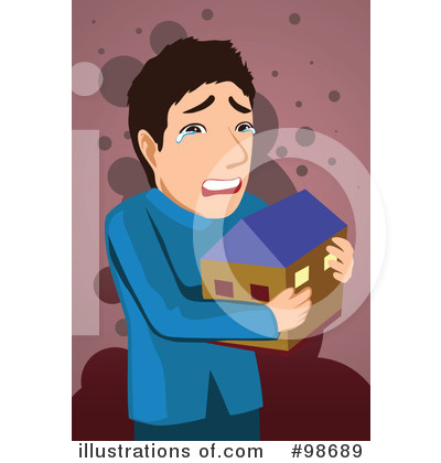 Royalty-Free (RF) Foreclosure Clipart Illustration by mayawizard101 - Stock Sample #98689