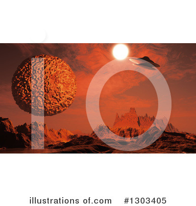 Royalty-Free (RF) Foreign Planet Clipart Illustration by KJ Pargeter - Stock Sample #1303405