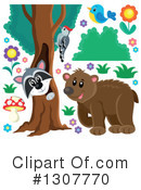 Forest Animals Clipart #1307770 by visekart