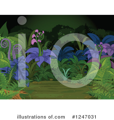 Royalty-Free (RF) Forest Clipart Illustration by Pushkin - Stock Sample #1247031