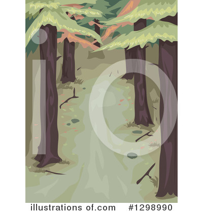 Royalty-Free (RF) Forest Clipart Illustration by BNP Design Studio - Stock Sample #1298990