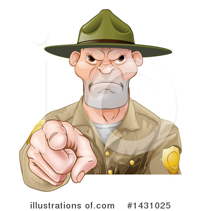 Forest Ranger Clipart #1431025 by AtStockIllustration