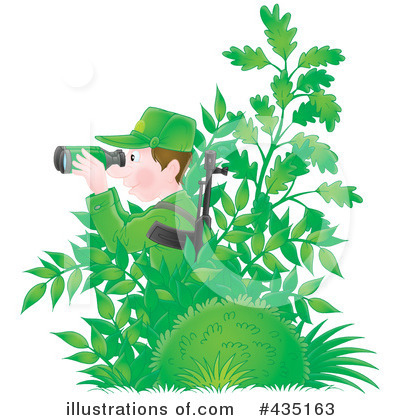 Royalty-Free (RF) Forest Ranger Clipart Illustration by Alex Bannykh - Stock Sample #435163