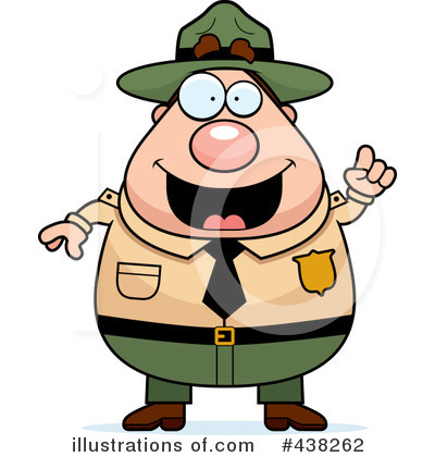 Royalty-Free (RF) Forest Ranger Clipart Illustration by Cory Thoman - Stock Sample #438262