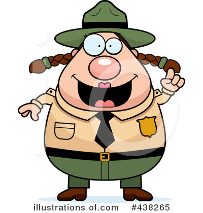 Royalty-Free (RF) Forest Ranger Clipart Illustration by Cory Thoman - Stock Sample #438265