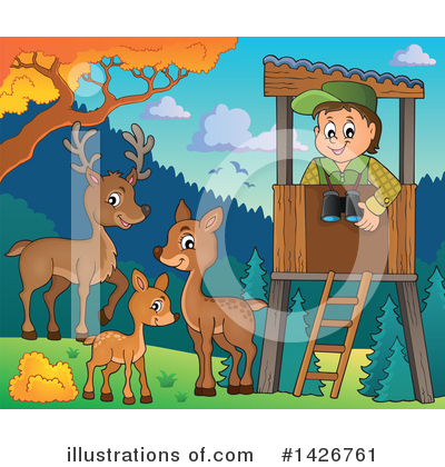 Royalty-Free (RF) Forester Clipart Illustration by visekart - Stock Sample #1426761