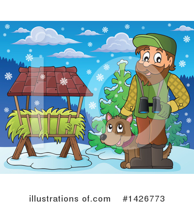 Royalty-Free (RF) Forester Clipart Illustration by visekart - Stock Sample #1426773