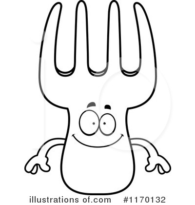 Royalty-Free (RF) Fork Clipart Illustration by Cory Thoman - Stock Sample #1170132