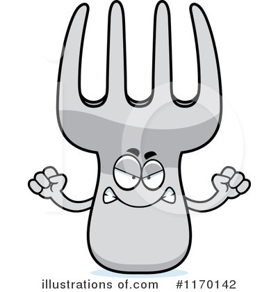 Royalty-Free (RF) Fork Clipart Illustration by Cory Thoman - Stock Sample #1170142