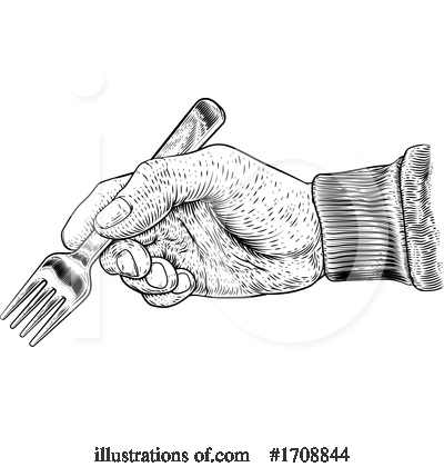 Royalty-Free (RF) Fork Clipart Illustration by AtStockIllustration - Stock Sample #1708844