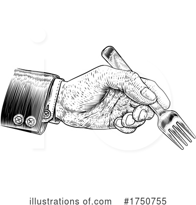 Royalty-Free (RF) Fork Clipart Illustration by AtStockIllustration - Stock Sample #1750755