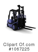 Forklift Clipart #1067225 by KJ Pargeter