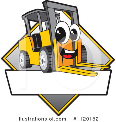 Forklift Clipart #1120152 by Toons4Biz