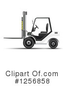 Forklift Clipart #1256858 by vectorace