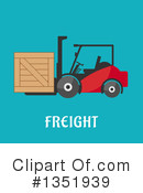 Forklift Clipart #1351939 by Vector Tradition SM