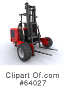 Forklift Clipart #64027 by KJ Pargeter