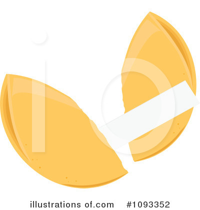Royalty-Free (RF) Fortune Cookie Clipart Illustration by Randomway - Stock Sample #1093352