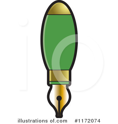 Royalty-Free (RF) Fountain Pen Clipart Illustration by Lal Perera - Stock Sample #1172074