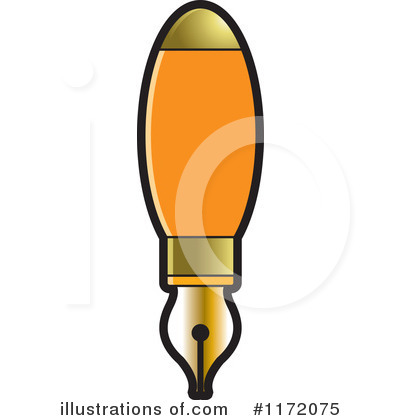 Royalty-Free (RF) Fountain Pen Clipart Illustration by Lal Perera - Stock Sample #1172075