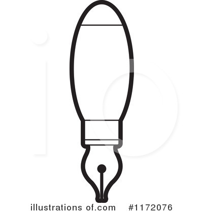 Royalty-Free (RF) Fountain Pen Clipart Illustration by Lal Perera - Stock Sample #1172076