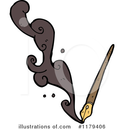 Royalty-Free (RF) Fountain Pen Clipart Illustration by lineartestpilot - Stock Sample #1179406