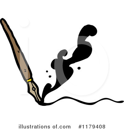 Royalty-Free (RF) Fountain Pen Clipart Illustration by lineartestpilot - Stock Sample #1179408