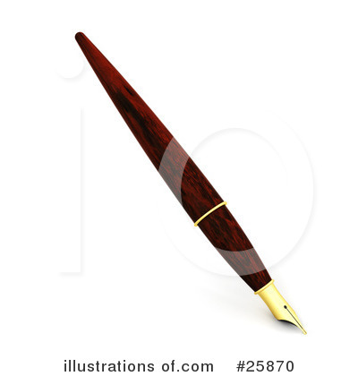 Fountain Pens Clipart #25870 by KJ Pargeter