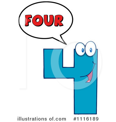 Four Clipart #1116189 by Hit Toon