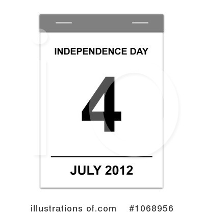Royalty-Free (RF) Fourth Of July Clipart Illustration by oboy - Stock Sample #1068956