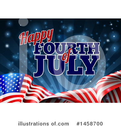 Royalty-Free (RF) Fourth Of July Clipart Illustration by AtStockIllustration - Stock Sample #1458700