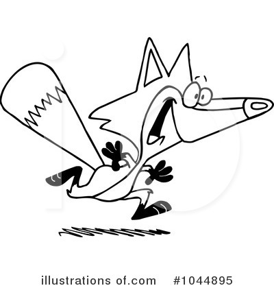 Royalty-Free (RF) Fox Clipart Illustration by toonaday - Stock Sample #1044895