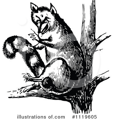 Royalty-Free (RF) Fox Clipart Illustration by Prawny Vintage - Stock Sample #1119605