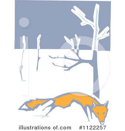 Royalty-Free (RF) Fox Clipart Illustration by xunantunich - Stock Sample #1122257